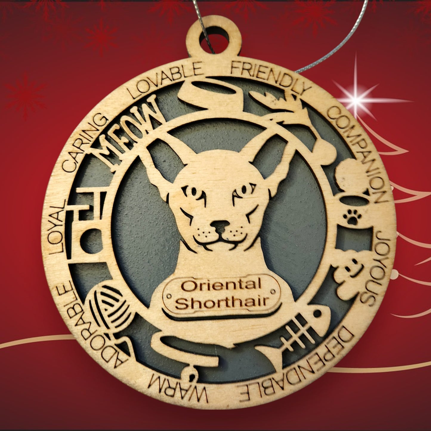 Oriental Shorthair Cat (with icons)