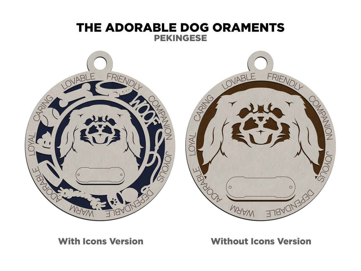 Pekingese Dog Ornament (116)
