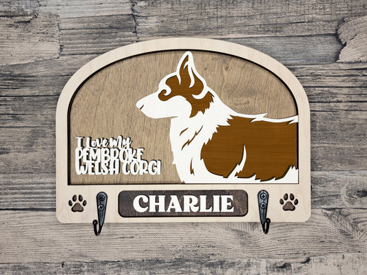 Pembroke Welsh Corgi Leash Holder (84)