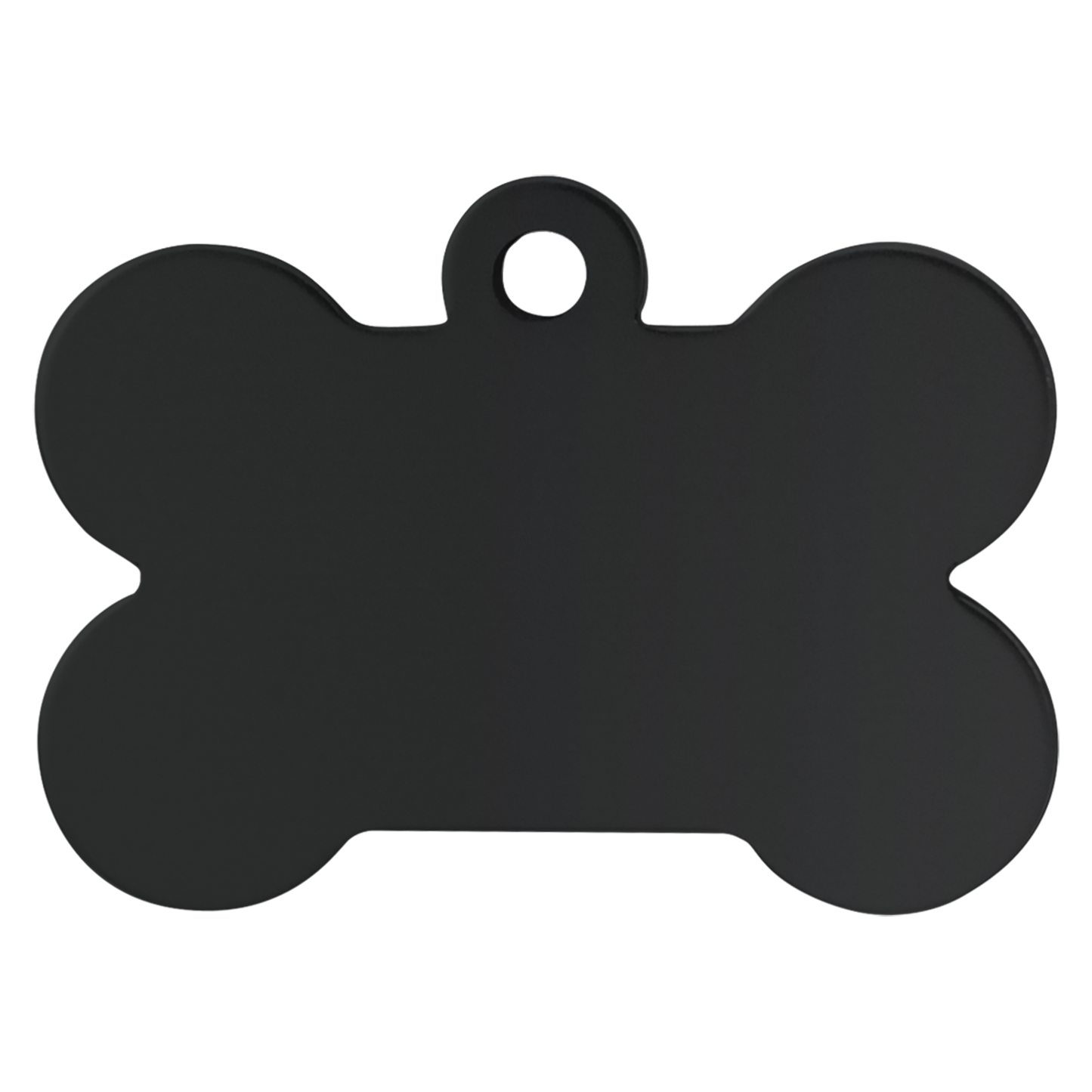 Laserable Anodized Aluminum Bone Pet Tag 1 1/4"  3/4"