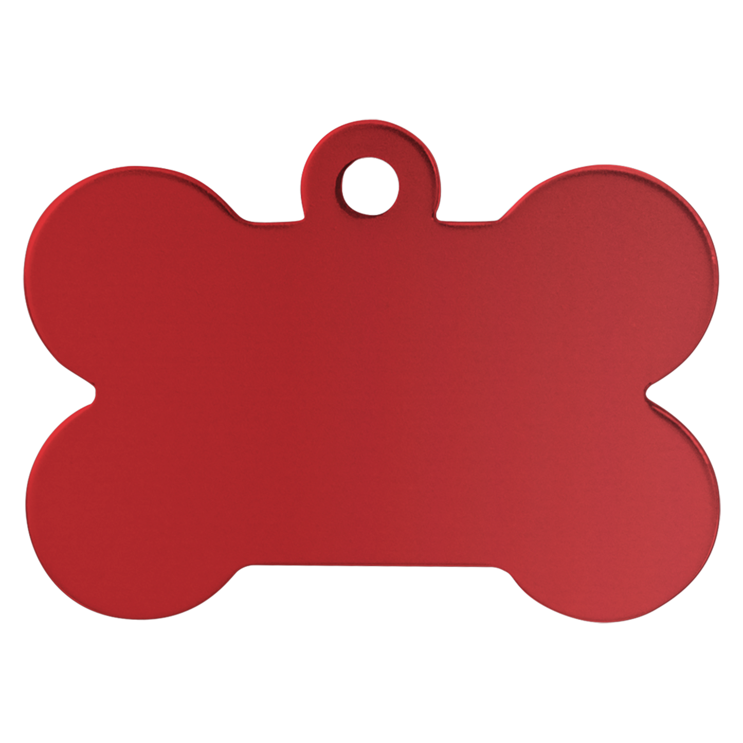 Laserable Anodized Aluminum Bone Pet Tag 1 1/4"  3/4"