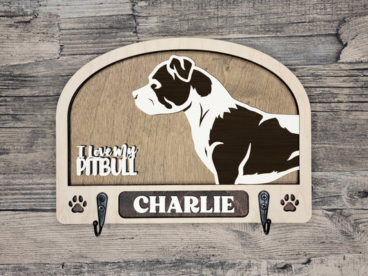 Pitbull Leash Holder (Natural) (86)