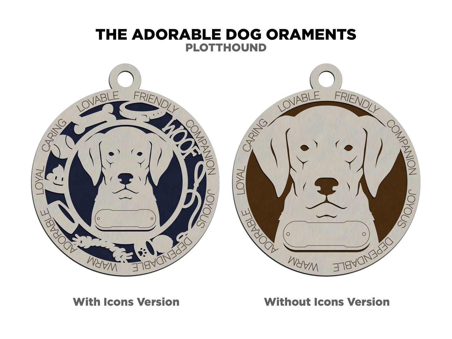 Plott Hound Dog Ornament