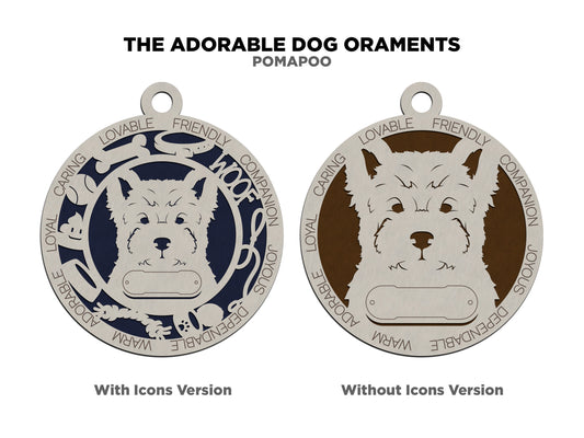 Pomapoo Dog Ornament (122)