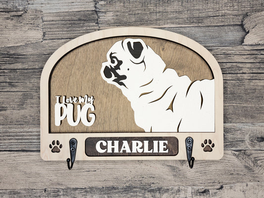 Pug Leash Holder