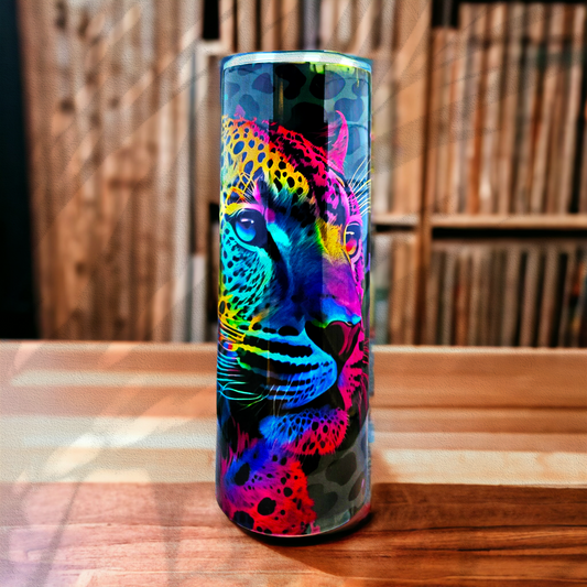 Pastel Cheetah 20 oz. Hot/Cold Stainless-Steel Tumbler