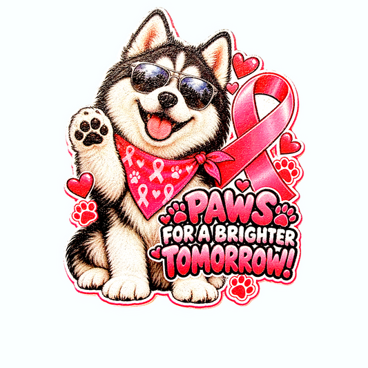 Paws for a Brighter Tomorrow Magnet
