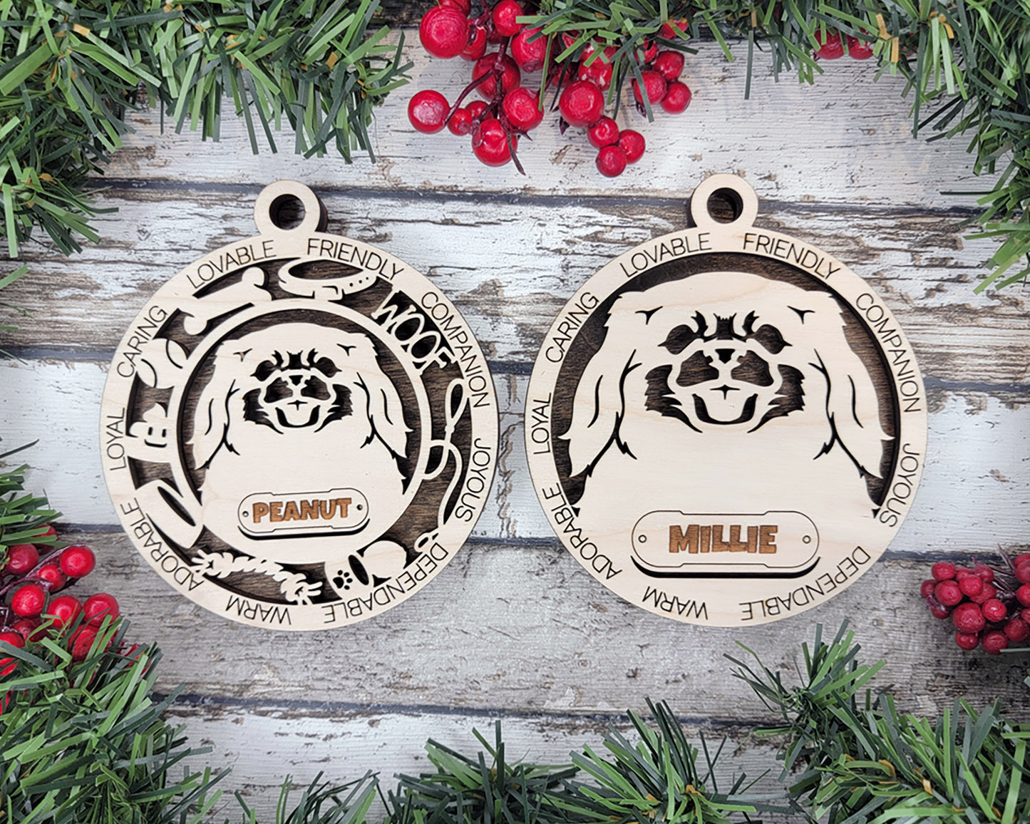 Adorable Dog Ornaments Pack 3