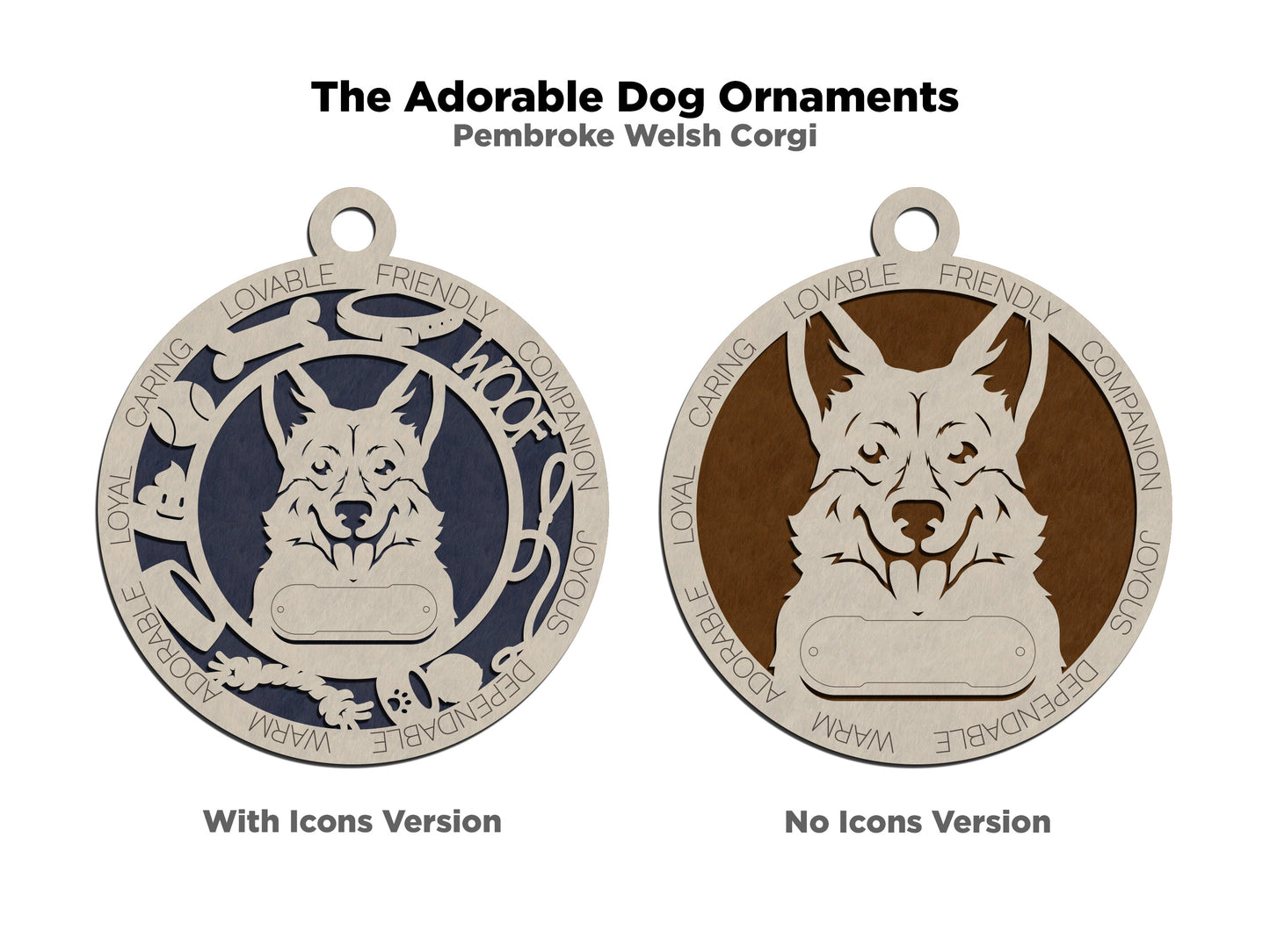 Pembroke Welsh Corgi Dog Ornament