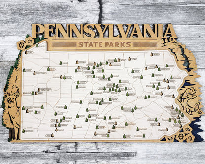 Pennsylvania State Park Map