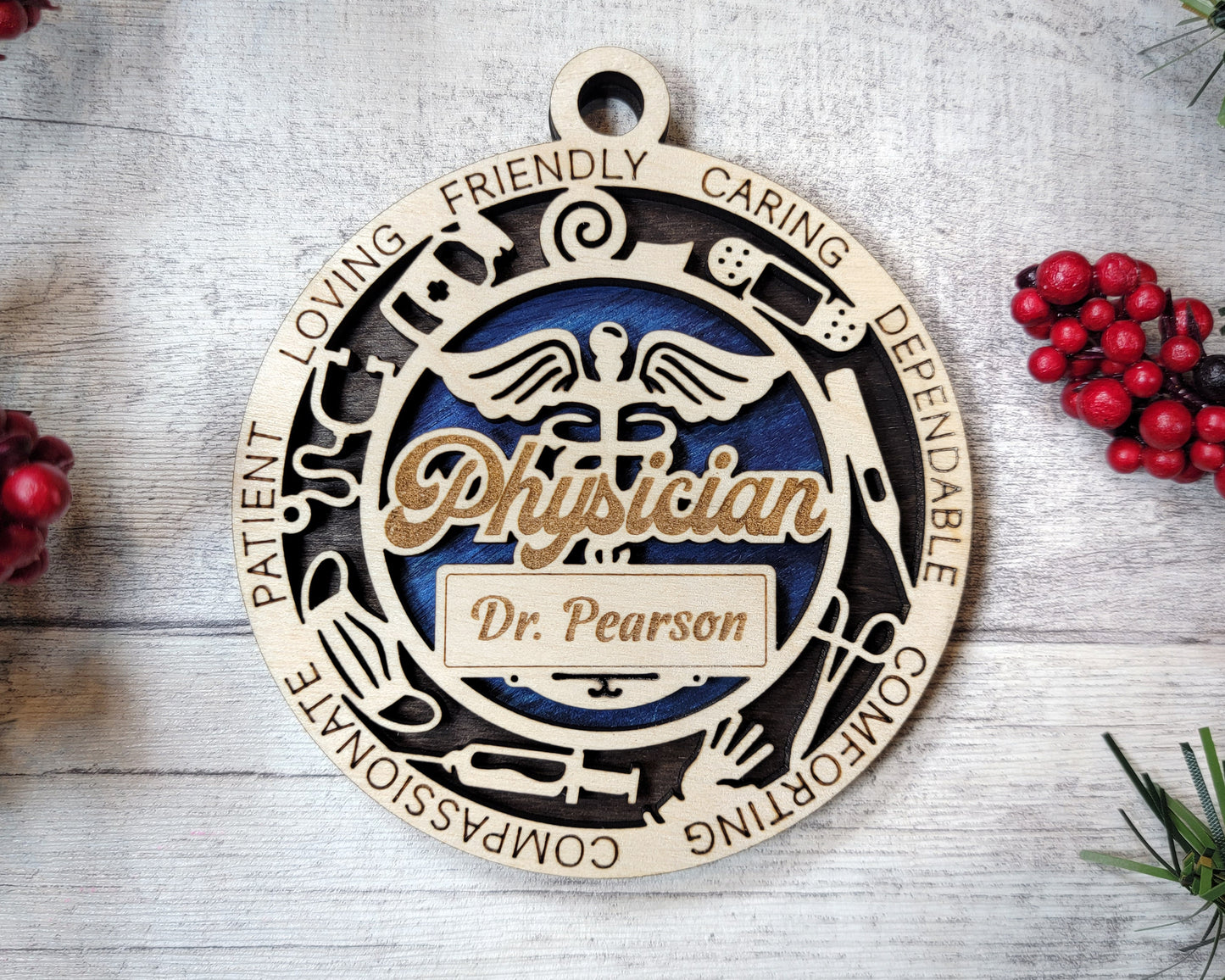 Physician Ornament (Customizable)