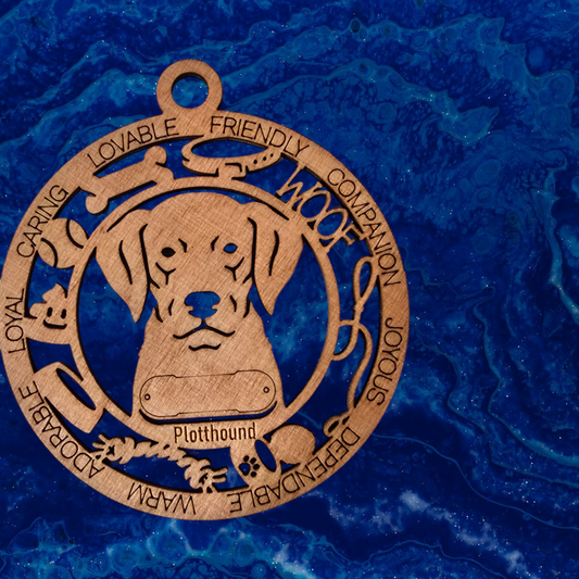 Plotthound Dog Ornament (120)