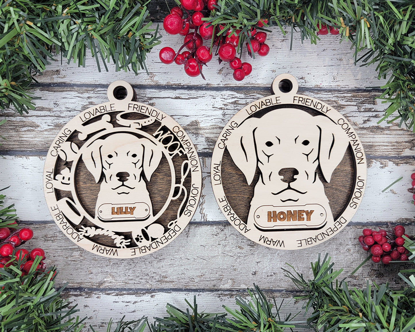 Adorable Dog Ornaments Pack 3