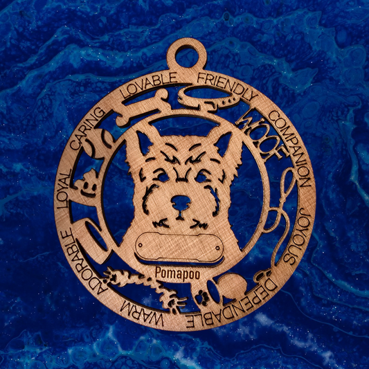 Pomapoo Dog Ornament (122)