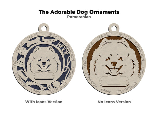 Pomeranian Dog Ornament (123)