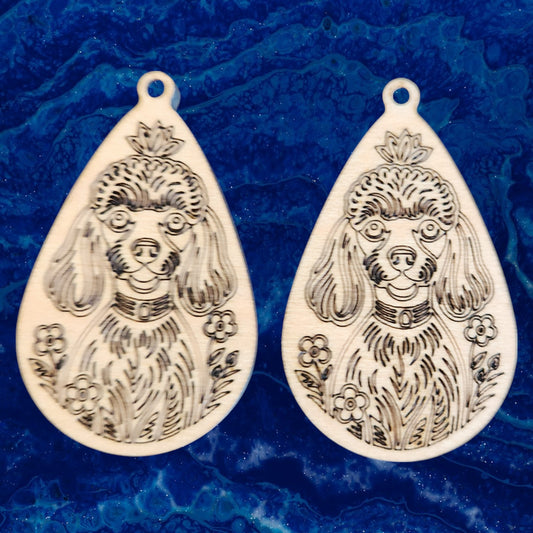 Poodle Earrings