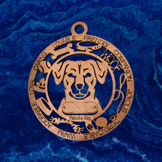 Potcake Dog Ornament (125)