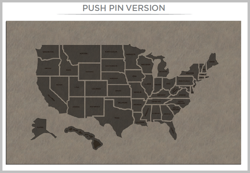 Travel Tracking Map