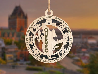 Quebec Provincial Ornament