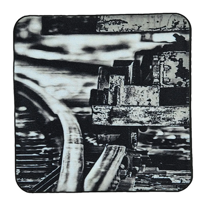 Railroad Tracks, Neoprene Square Cup Coaster