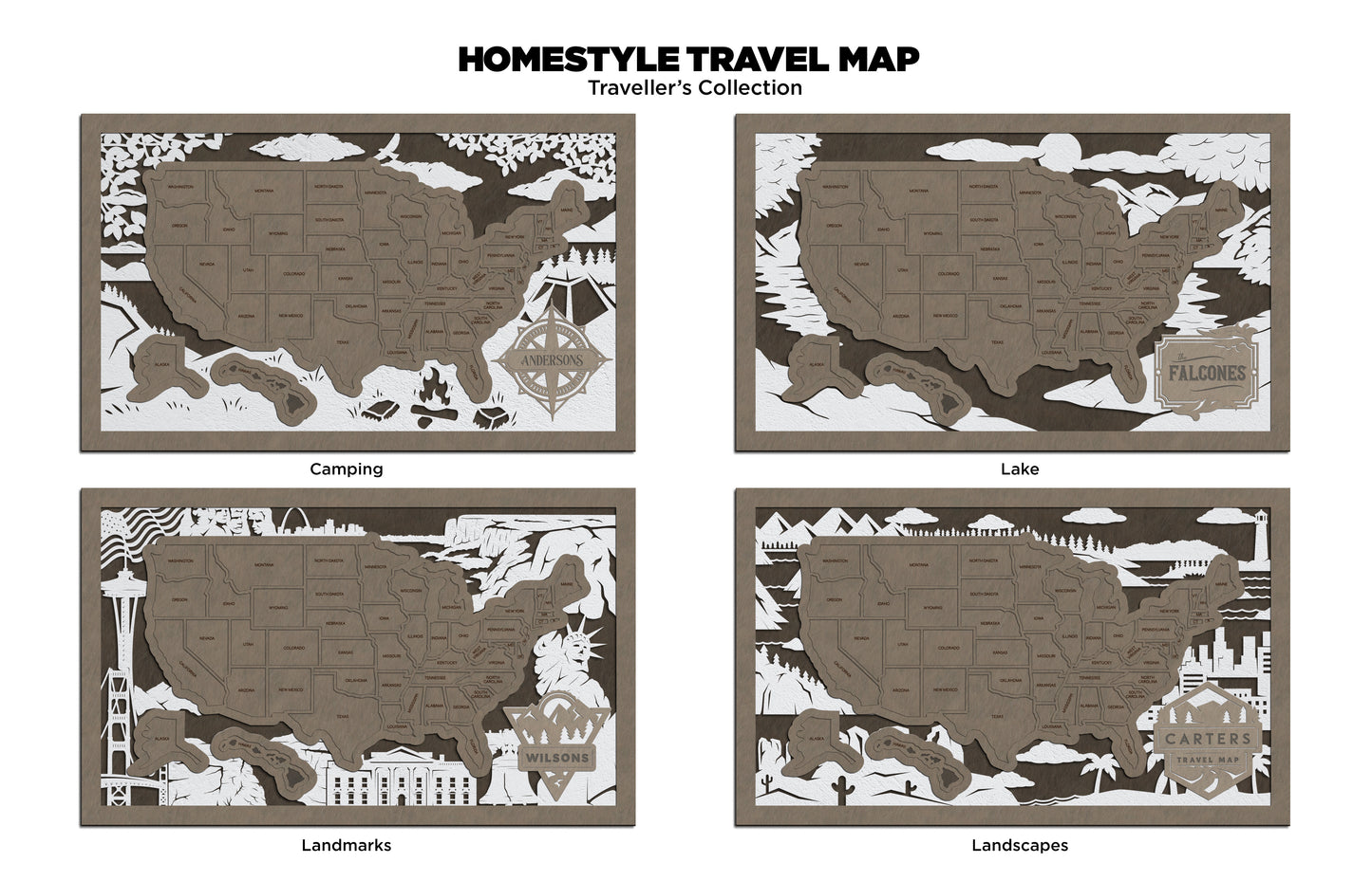 Travel Tracking Map