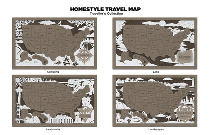 Travel Tracking Map