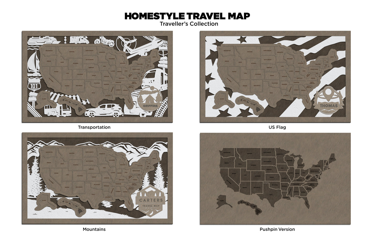 Travel Tracking Map