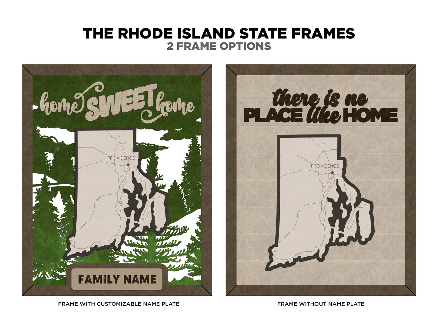 Rhode Island State Frame