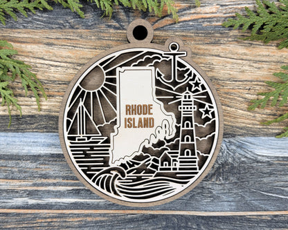 Rhode Island State Heritage Ornament