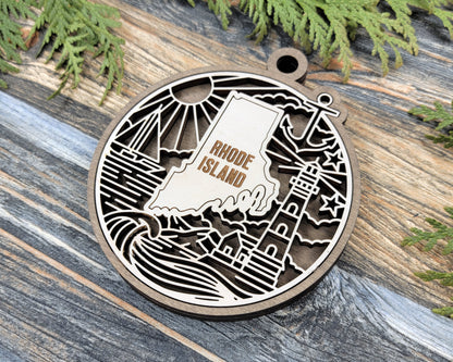 Rhode Island State Heritage Ornament