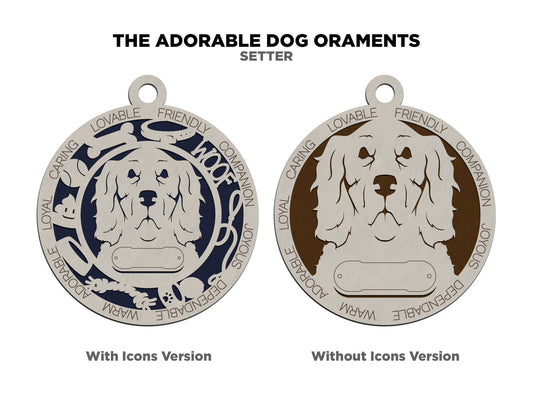 Setter Dog Ornament (136)