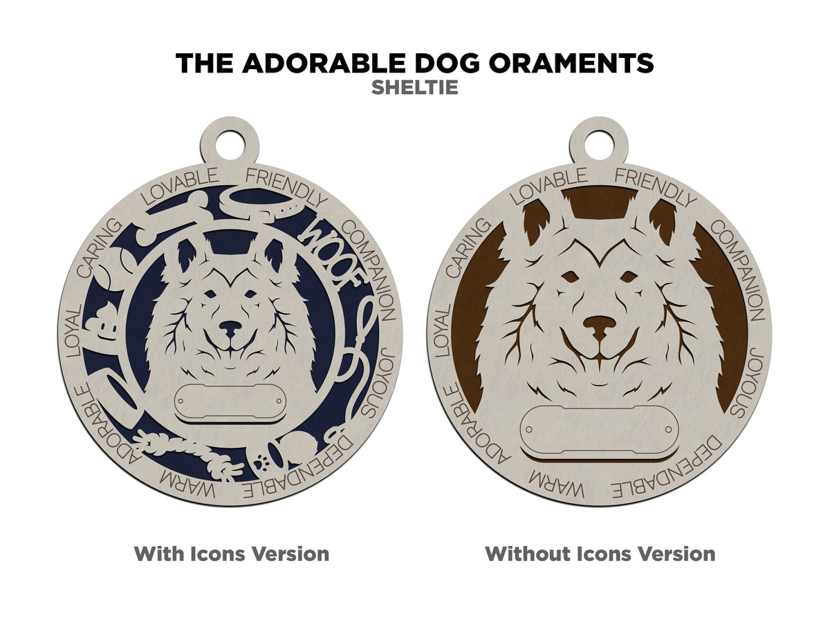 Sheltie Dog Ornament (138)