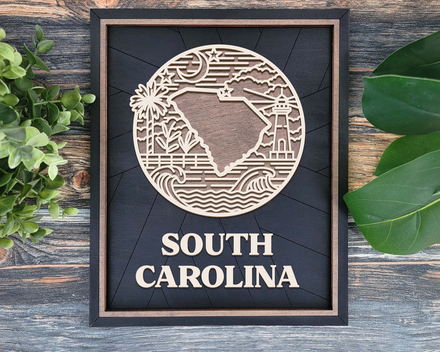 South Carolina Heritage Frame Pop Sign