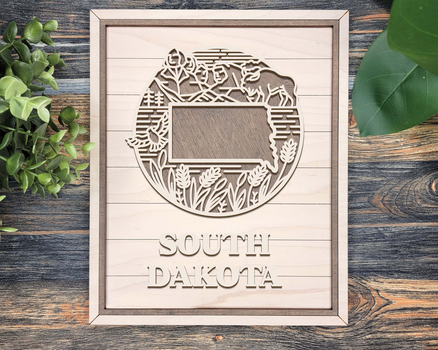 South Dakota Heritage Frame Pop Sign