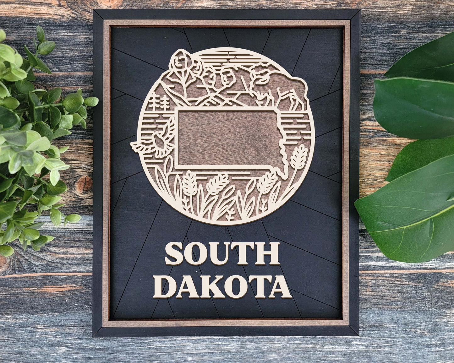 South Dakota Heritage Frame Pop Sign