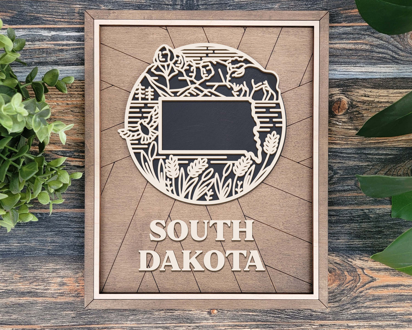 South Dakota Heritage Frame Pop Sign