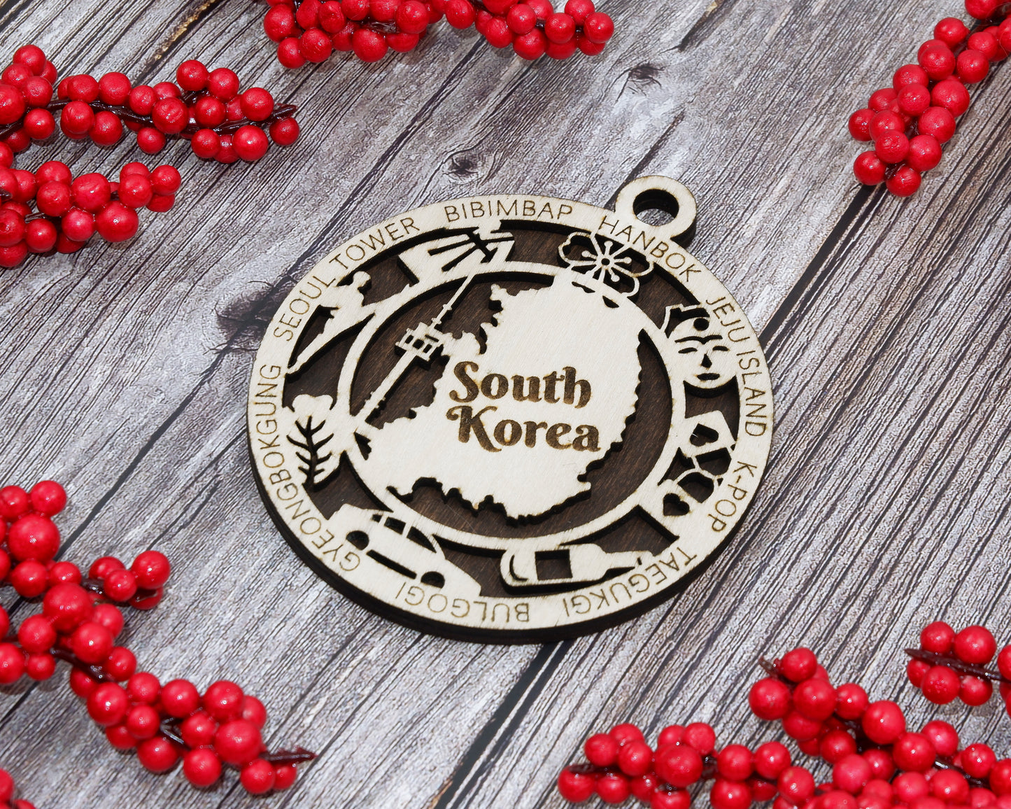 South Korea Ornament