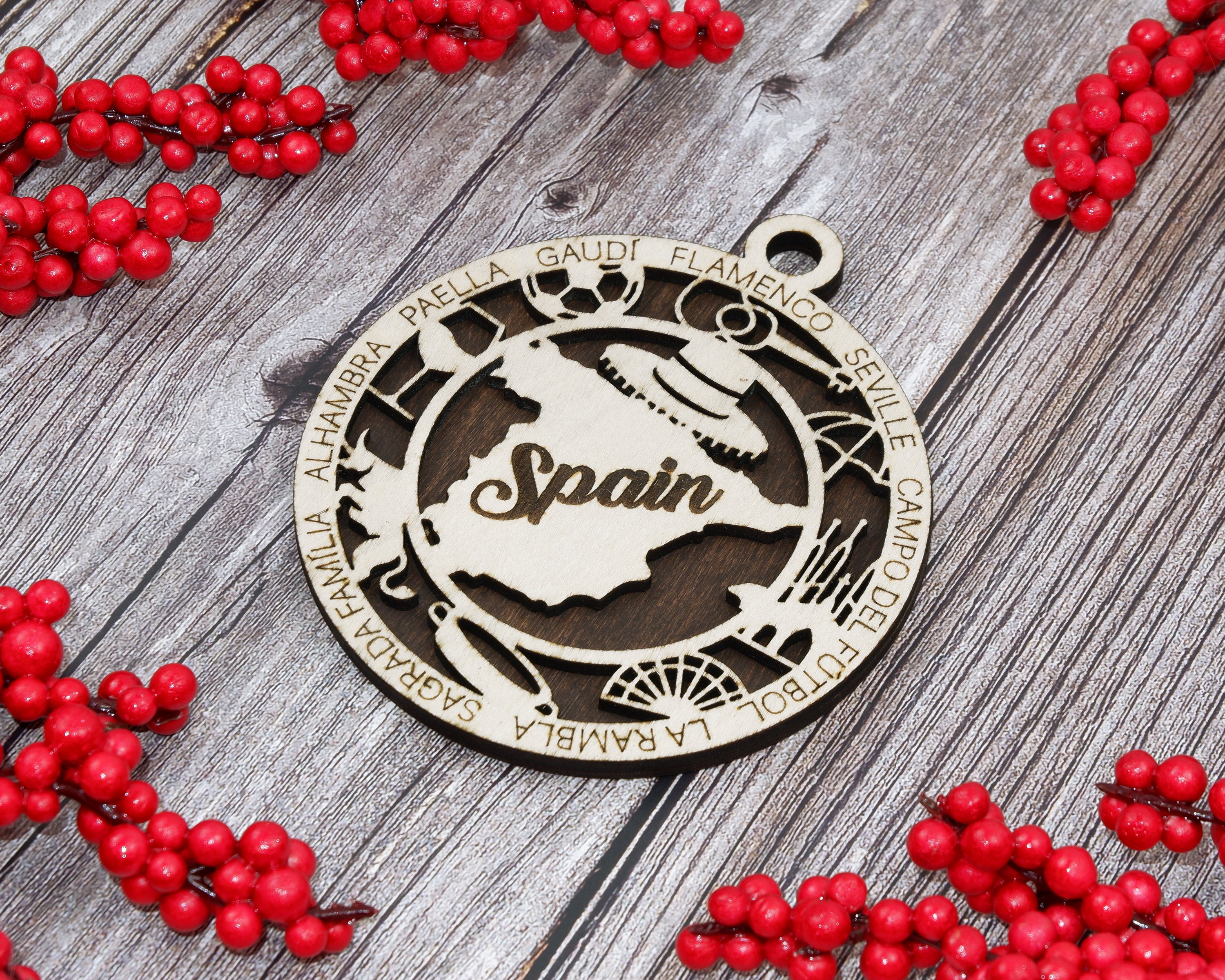 Apain Design Spain Ornament – 2 Dudes Designs