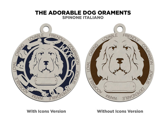 Spinone Italiano Dog Ornament (144)