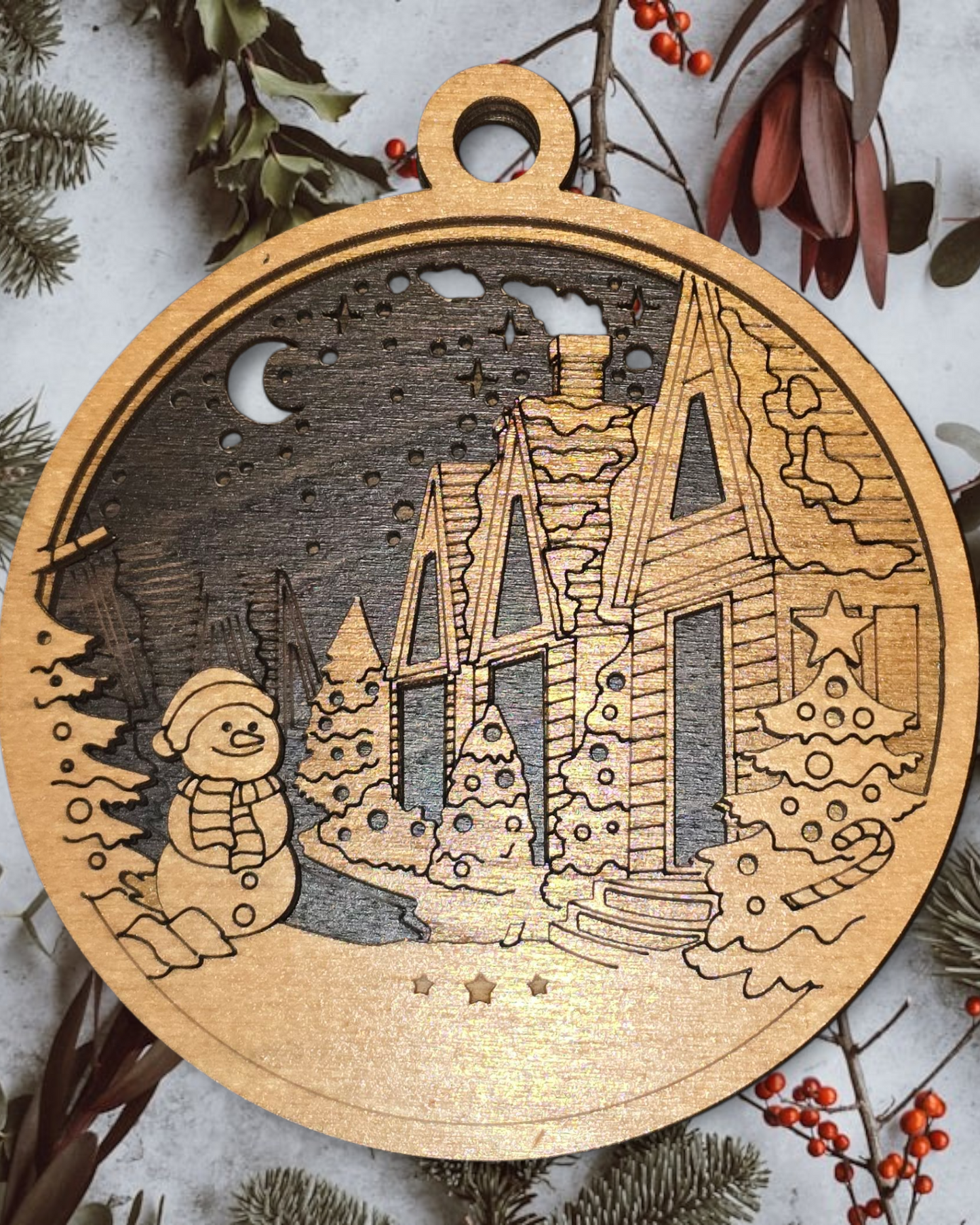 3D Christmas Scene 12 (Customizable)