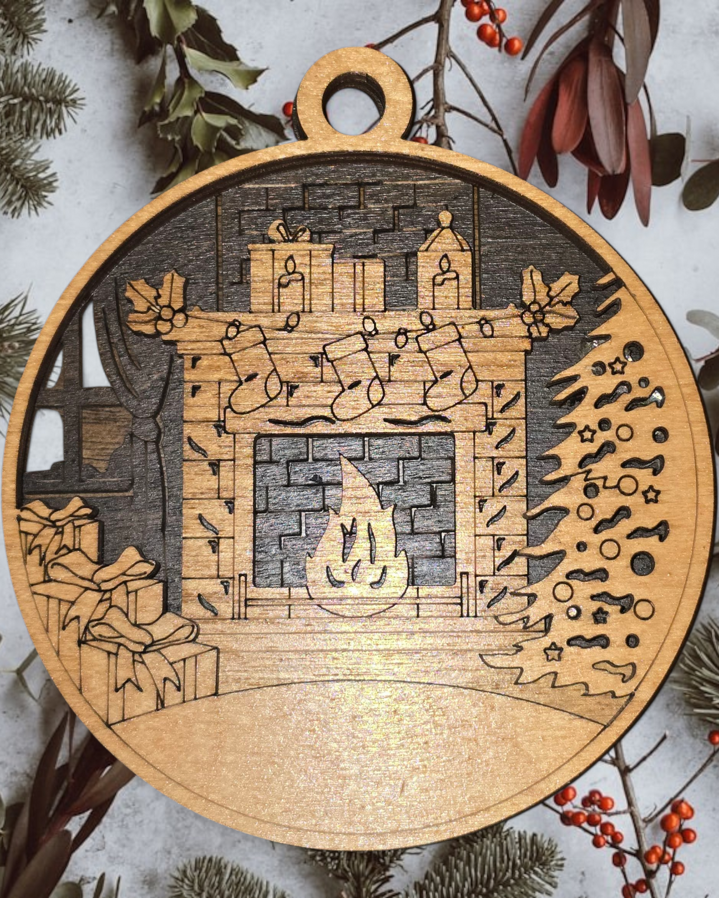 3D Christmas Scene 14 (Customizable)