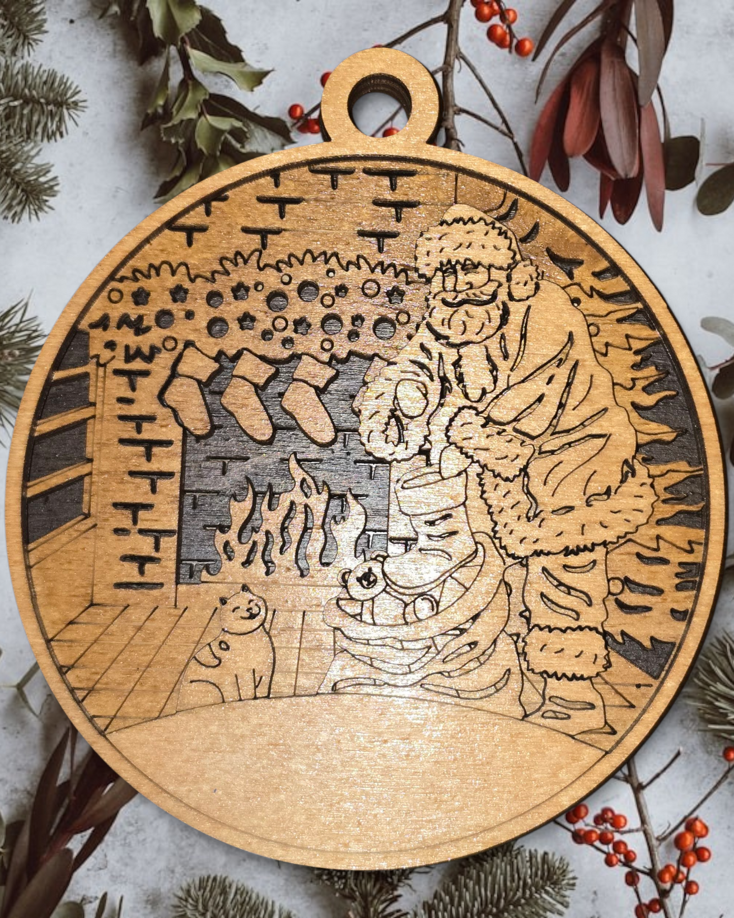 3D Christmas Scene 3 (Customizable)