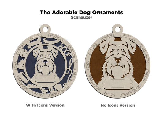 Schnauzer Dog Ornament