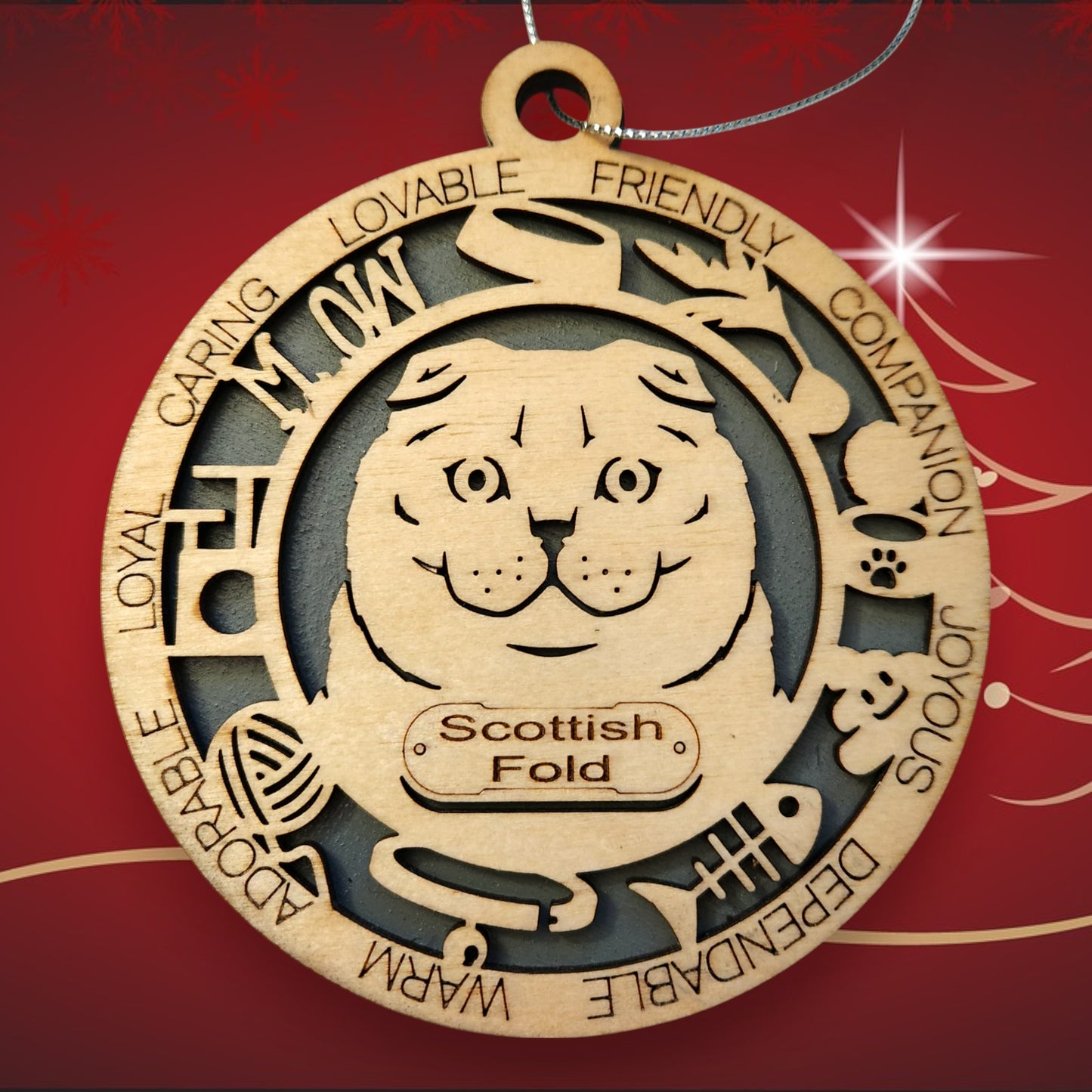 Scottish Fold Cat (with Icons)