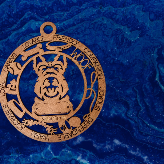 Scottish Terrier Dog Ornament (135)