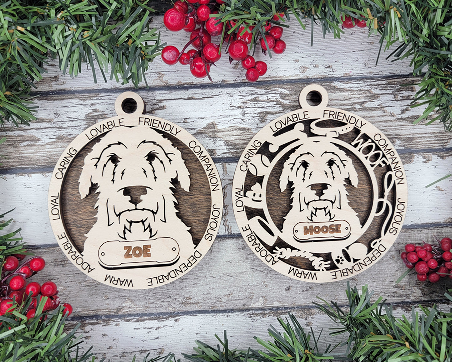 Adorable Dog Ornaments Pack 3