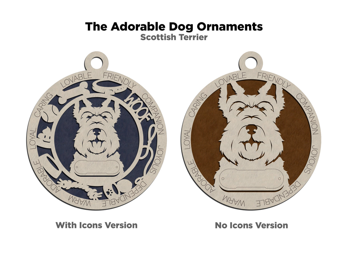 Scottish Terrier Dog Ornament (135)