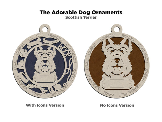 Scottish Terrier Dog Ornament (135)