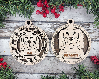 Adorable Dog Ornaments Pack 3