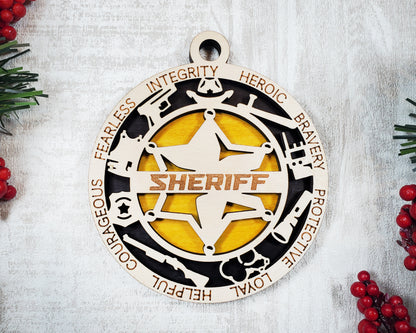 First Responder: Sherrif and Deputy Ornaments